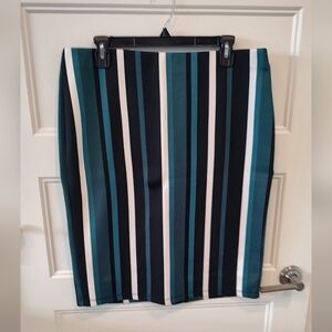 NYCC Bodycon Vertical Stripe Skirt